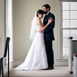 David’s Bridal wedding dress